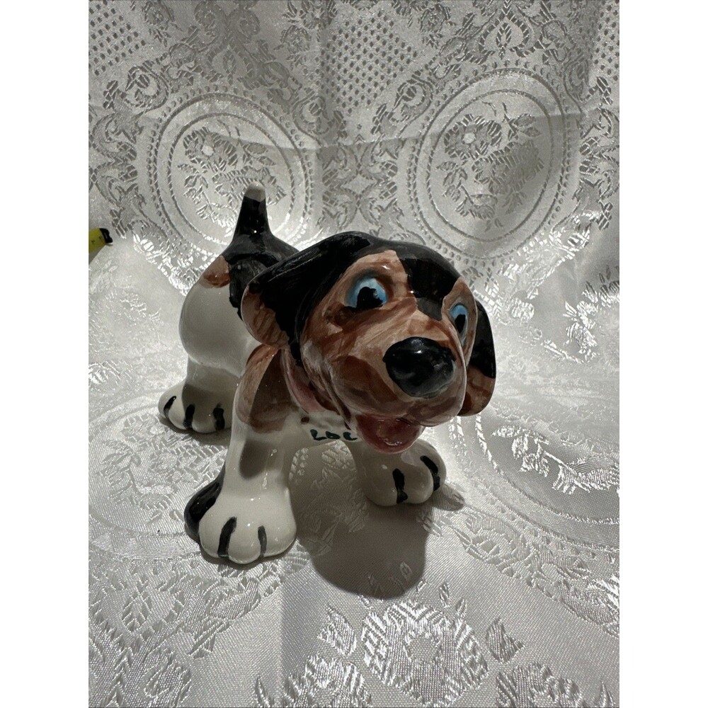 ceramic puppy figurine